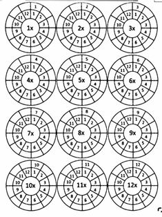 the printable worksheet for rounding to twelves with numbers in each circle