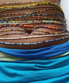 ON SALE Waist Beads Africa Waist Beadbelly Beadsbead Waist | Etsy Waist Beads African, Afro Punk Fashion, Waist Jewelry, African Accessories, Mode Hippie, Trend Clothes, Earthy Outfits, Belly Jewelry, Waist Beads