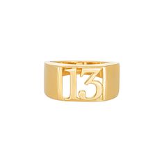 Little Rooms Lucky 13 Ring The Number 13, Goth Vintage, Lucky 13, Number 13, Antique Wedding Rings, Ancient Egyptians, Vintage Style Rings, Antique Wedding, Lucky Number