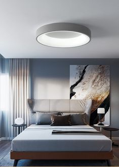 Buy online latest and high quality Alvia Round LED Ceiling Light from Interior Deluxe | Modern Lighting + Decor Cove Lighting Ceiling Living Rooms, Cove Ceiling Design, Cove Lighting Ceiling, Cove Light, Bedroom Navy, House Video, Spot Design, Cove Lighting, Remote Control Light