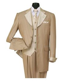 Men's 3 Piece Luxurious Classic Gangster Pinstripe Wool Feel Suit Sty 2911V | eBay Elegant Striped Spring Suit, Elegant Tailored Pinstripe Sets, Elegant Fitted Suit With Vertical Stripes, Elegant Striped Fitted Suit, Elegant Striped Formal Sets, Elegant Fitted Striped Suits, Fitted Pinstripe Elegant Set, Classic Striped Formal Sets, Classic Fitted Pinstripe Sets