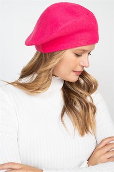 Fabric Content: Acrylic Spring Casual Beret, One Size, Casual Spring Beret One Size Fits Most, Casual Spring Beret, One Size Fits Most, Trendy One Size Winter Beret, Trendy One-size Winter Beret, Trendy Winter Beret One Size, Trendy One Size Fits Most Beret For Fall, Casual Solid Beret For Fall, Casual Beret For Fall