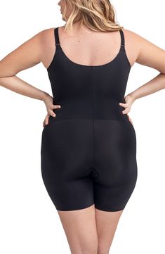 Comfortable, targeted compression sculpts the tummy, thighs and back in this shaping bodysuit that creates a smooth look under clothes. Medium compression V-neck Adjustable, convertible straps Open gusset Removable soft cups 64% nylon, 34% spandex Hand wash, dry flat Imported Shaping Bodysuit, Soft Cup, Super Powers, Boots Men, Convertible, Hand Wash, Nordstrom, Spandex, Size Small