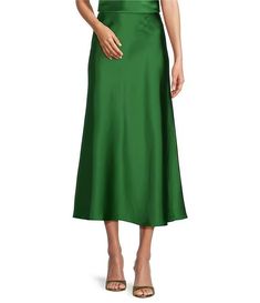 Antonio Melani Bella A-Line Satin Maxi Skirt | Dillard's Holiday Party Inspiration, Satin Maxi Skirt, Satin Midi Skirt, Career Woman, Satin Maxi, Antonio Melani, Dillard's, Modern Woman, Mother Of The Bride