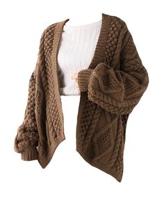 Cute Cardigans Aesthetic, Brown Cardigan Aesthetic, Cozy Brown Sweater, Earthy Cardigan, Dark Academia Cardigan, Cardigan Brown, Fall Cardigans, Modest Dresses Casual