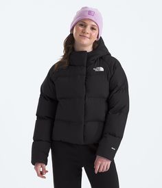 When the cold gets colder, they’ll be glad they have a jacket that offers 600-fill 100% recycled down and a water-repellent finish. The Girls’ North Down Hooded Jacket fits the bill and incorporates raglan sleeves for easy movement so they can stay warm without slowing down. Kids' Girls' Jackets and Vests. Water-repellent.. Hooded.. . [North Face, Northface, thenorthface, the northface, TNF, tnf] The North Face Jackets Women, Northface Puffer, North Face Jacket Women's, Winter Jacket North Face, The North Face Puffer, Water Repellent Jacket, North Face Puffer Jacket, The North Face Jacket, North Face Girls