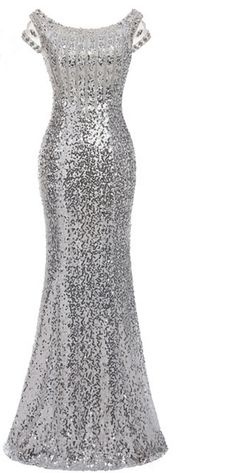 The long mermaids with a silver Evening Dresses Silver Mermaid Hem Evening Dress For Wedding, Sparkling Mermaid Hem Dress For Prom Season, Silver Floor-length Mermaid Dress For Party, Sparkling Mermaid Dress For Prom Season, Sparkling Mermaid Dress For Gala, Sparkling Gown For Prom, Sparkling Mermaid Prom Dress, Silver Mermaid Dress For Wedding And Prom Season, Silver Mermaid Dress For Wedding