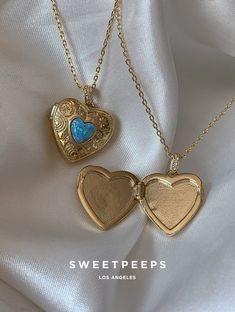 "If you selected \"Add photo inside\" please email us the photo of your choice. Product Details + Care  - High Quality Gold Plated Over Brass - Cubic Zirconia  - Brass: Copper + Zinc Alloy - 1 Necklace - Wipe Clean  - Imported  Dimensions - Chain Length Approximately 16\"+ 2\" Extension - Heart Locket Opens. Can insert photo of choice. Photo does not come with locket.  - Heart Locket Approximately 0.75\" x 0.75\" Have a question? Please message info@shopsweetpeeps.com and our support team will get back to you in 24 hours." Heart Locket Necklace, Heart Locket, Girly Jewelry, Dream Jewelry, Trendy Jewelry, Locket Necklace, Pretty Jewellery, Heart Pendant Necklace, Cute Jewelry