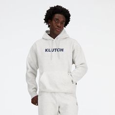 Klutch Athletics by New Balance is a next-generation  athlete first approach to sportswear. This innovative  versatile training range is inspired by every aspect of the game  and built to perform in every aspect of your life. The Klutch X NB Fleece Hoodie is a foundational wardrobe essential for versatile  wear-anywhere style. Sporty Fleece Hoodie With Logo Print, Sports Fleece Sweats With Logo Print, Functional Fleece Sweatshirt For Sports Season, Athleisure Hoodie With Logo Print For Sports, Collegiate Sports Hoodie With Moisture-wicking, Sporty Fleece Activewear For Sports Events, Functional Sports Hoodie Sweatshirt, Functional Sports Season Hoodie Sweatshirt, Moisture-wicking Fleece Activewear For Sports