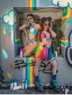 Be stylish and daring with our cyberpunk rainbow vinyl skirt. this unique design features a pinwheel pattern that will make you stand out wherever you go! Vinyl Skirt, Rainbow Vinyl, Pinwheel Pattern, Baby Doll Set, Festival Skirt, Vinyl Skirting, J Valentine, Rainbow Clouds, Festival Skirts