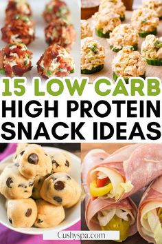 low carb high protein snack ideas