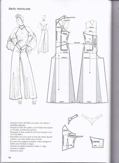 an instruction manual showing how to make a dress for the woman in her 20s's age