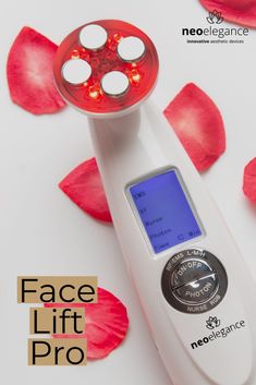 Facial toning with the face lift pro Led Light Therapy, Face Photo, Light Therapy, Cooking Timer, Skincare Routine