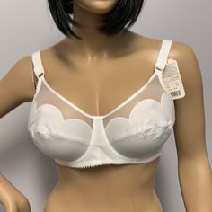 New With Tags Titania Bra S 36dd.This Is Sexy.This Is White Throughout The Bra.The Upper Cup Is See Through Nylon Then Under That Is Solid White.The Straps Are Adjustable And The Band Has A Nice Stretch To It.This Is An Underwire Non Padded Bra Sheer Full Coverage Fitted Bra, Feminine Fitted Bra With Medium Bust Support, Sheer Full Cup Bra, Sheer Feminine Fitted Bra, Fitted Feminine Sheer Bra, Feminine Fitted Sheer Bra, Feminine Sheer Fitted Bra, White Fitted Feminine Bra, Fitted Full Cup Bra With Lined Body