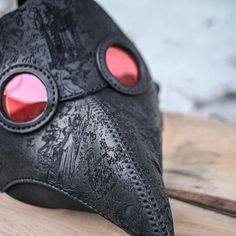 Satanic Plague Doctor Short Mask Leather Black Laser Engraving - Etsy Turkey Medieval Steampunk, Plague Mask, Plague Doctor Mask, Steampunk Halloween, Doctor Mask, Outfit References, Horror Masks, Bird Masks, Mask Masquerade