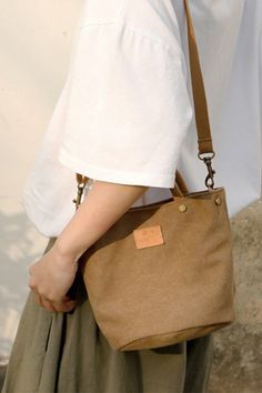 #handbag #shoulderbag #smallbag #canvas Casual Handheld Bucket Bag For On-the-go, Trendy Brown Canvas Shoulder Bag, Khaki Canvas Bag For On-the-go, Casual Bucket Satchel For On-the-go, Trendy Khaki Canvas Bag, Daily Use Khaki Bucket Bag With Adjustable Strap, Khaki Bucket Shoulder Bag For Daily Use, Casual Handheld Shoulder Bag For On-the-go, Casual Handheld Shoulder Bag For Everyday Use