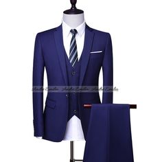 TIPS TO MAINTAIN THE SUIT: Cleaning: No bleach, Dry-clean only Storage: Keep your suits in a place where they can breathe. Never keep your suit in an airtight bag for storage. Day-to-Day Wear: when you wear your suits, keep them from wearing out. Don’t wear the same suit two days in a row, as clothing typically needs at least a day of rest to breathe Pressing: Suits can be pressed if they get wrinkled; Steam ironing Season: Spring, autumn, summer, and Winter Size Guide: Available Colors: Suits Wardrobe, Suit With Waistcoat, Blue 3 Piece Suit, Lava Girl, Blue Slim Fit Suit, Suits Business, Shark Boy, Marriage Dress, Men's Business Suits