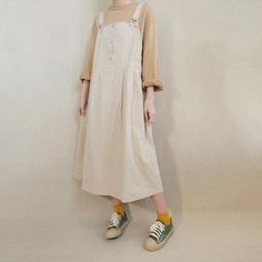 Women Leisure Cotton Vest Dress Strap Dress, Adjustable Linen Sundress Tunic Dress Vintage Comfortab Casual Knee-length Corduroy Dress, Vintage Corduroy Dress For Spring, Casual Knee-length Pinafore Dress For Fall, Beige Cotton Dresses With Pockets, Casual Corduroy Dress With Pockets, Casual Corduroy Pinafore Dress For Fall, Spring Casual Corduroy Dress, Casual Spring Corduroy Dress, Beige Cotton Dress With Buttons