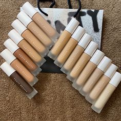 Fenty Beauty Soft Matte Foundation Price Listed Is For 1 Item Brand New Never Used Or Swatched Shades: 498 255 250 235 105 160 Foundation Fenty Beauty, Fenty Cosmetics, Makeup Fenty Beauty, Fenty Beauty Makeup, Foundation Colors, Beauty Bundle, Stick Foundation, Matte Foundation, Powder Foundation