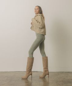 Defy convention in these Shay Stiletto Cowboy Cut Boots. The suede upper and slip-on closure give this boot a modern twist, allowing it to go from the rodeo to the city streets with ease. An elevated man-made wrap heel and padded insole provide comfort and support throughout your day. Turn heads with these stylish and sophisticated tall boots! Wrap Heels, City Streets, Tall Boots, Rodeo, The City, Cowboy, Slip On, Twist, Turn Ons