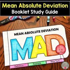 Math in Demand: Mean Absolute Deviation Booklet