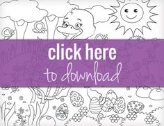 a coloring page with the words click here to printable for children's books