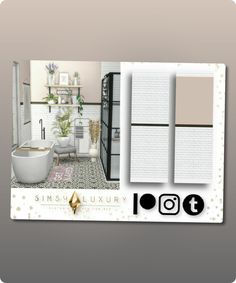 Sims 4 Build / Walls / Floor CC: Liria Tiles Collection     Wallpapers Ts4 Wallpaper Cc, Terracotta Pink, Small Bathroom Tiles, Hall House, Sims 4 Cc Download, Floor Murals, Floor Wallpaper, Model Nails, Purple Diamond