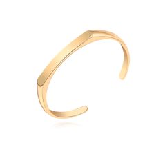 The design of the golden flat bangle is simple and statement. You can engrave an inspiring message of encouragement on the oval bangle, or make a simple and meaningful statement to create your own Inspiration bracelet. You can also give it as a love bracelet & friendship bracelet to family and friends around you and tell them that you are always by their side. Message engraved bangle will make you charmer and belief, beautiful and attractive. Classic Cuff Bracelet,Gold Bangle Bracelet For Women, Gold Minimalist Cuff Bracelet, Modern Gold Bracelet With Simple Design, Modern Simple Gold Bracelet, Modern Simple Design Gold Bracelet, Minimalist Gold Bangle Cuff Bracelet, Gold Bangle Bracelet With Simple Design, Gold Simple Design Bangle Bracelet, Minimalist Gold Cuff Bangle, Gold Cuff Bangle Minimalist Style