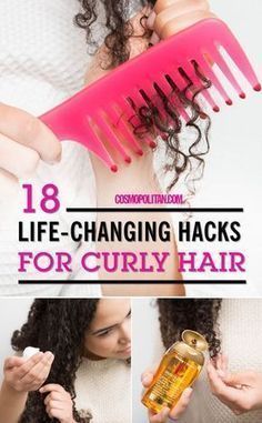 LIFE-CHANGING HAIR HACKS FOR CURLY HAIR: Learn how to define your curls, eliminate dry ends, prevent frizz, and more with these easy tips and hair tricks from the pros. You'll also find the best ways to naturally style curly hair, easy curly hairstyle ideas, and more tricks for both long and short curly hairstyles. See all the curly hair ideas here! Hacks For Curly Hair, Naturally Curly Hair Updo, Short Natural Curly Hair, Hair Tricks, Curly Hair Problems, Brunette Balayage, Curly Hair Updo, Curly Hair Styles Easy