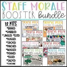 a poster with words and pictures on it that says staff morgane booster bundle for teachers