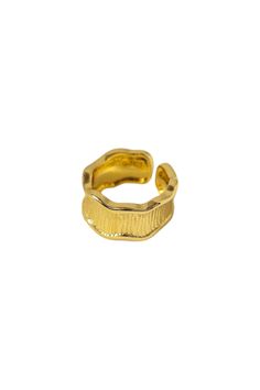 Cave Gold Adjusted Ring This timeless accessory is made with real 18k gold, making it an invaluable accessory that will last for generations. Love And Co, Timeless Accessories, Girl Gang, Silver Cross, Our Girl, Chain Styles, Sleek Design, Charm Necklace, Gold Rings