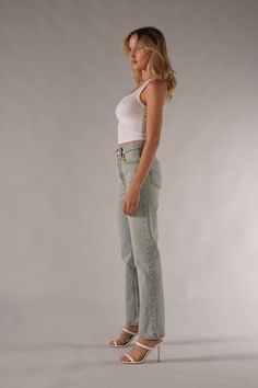 DESCRIPTIONThe Ex-Boyfriend is back and better with our newest wash— Rickie. This vintage-inspired, light wash is the perfect addition to everyone’s closet. The Ex-Boyfriend is a wedgie fit featuring a fitted waist and a straight leg bottom that flatters your bum while elongating your legs. DETAILSHigh-Rise Style Straight Leg Vintage Wash Button Fly 30" Inseam14" Leg Opening100% Cotton Model is 5'7 wearing size 24. CRAFTED BY HAND, JUST FOR YOU Size up if measurements are in between sizes. Trendy Light Wash Jeans For Everyday, Everyday Light Wash Bottoms, Fitted Light Wash Jeans For Everyday, Everyday Fitted Light Wash Jeans, Everyday Fitted Washed Jeans, Basic Straight Leg Jeans For Summer, Summer Basic Straight Leg Jeans, Faded Bottoms For Everyday Spring Wear, Soft-washed Relaxed Fit Jeans For Spring