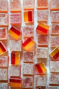 some kind of candy that is sitting on a table