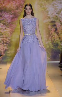 Gorgeous Lilac Embroidered Maxi Lilac Maxi Dress, Zuhair Murad Haute Couture, Lavender Dress, Dress Classy, Couture Mode, Couture Gowns, Designer Gowns, Maxi Dress Party