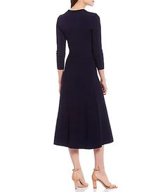 Women's Dresses & Gowns | Dillard's Chic A-line Long Sleeve Dress For Fall, Fitted A-line Long Sleeve Dress For Fall, Chic Fitted Long Sleeve Workwear Dress, Spring Midi Dress For Workwear, Spring Workwear Midi Dress With Flattering Silhouette, Spring Midi Dress For Work With Flattering Silhouette, Chic Mid-length Long Sleeve Dress, Mid-length Long Sleeve Dress For Spring Workwear, Fall A-line Workwear Dress