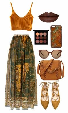 Bookstore Date Outfit Summer, Venus Inspired Outfits, Boho Tomboy Style, Gemini Aesthetic Outfit, Gemini Venus Aesthetic Outfits, Summer Witch Outfits, Boho Wedding Guest Outfit, Elven Style