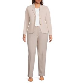 Shop for Calvin Klein Plus Size Long Sleeve 2-Button Suit Jacket & Plus Size Classic Fit Straight Leg Pants at Dillard's. Visit Dillard's to find clothing, accessories, shoes, cosmetics & more. The Style of Your Life. Business Casual Ankle-length Dress Pants With Button Closure, Chic Calvin Klein Pants For Fall, Calvin Klein Classic Fall Bottoms, Classic Calvin Klein Bottoms For Fall, Elegant Tapered Leg Dress Pants With Button Closure, Stretch Straight Dress Pants With Button Closure, Fitted Ankle-length Pants With Button Closure, Chic Calvin Klein Ankle-length Pants, Tailored Pants With Button Closure For Office