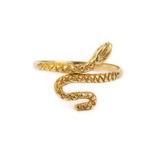 "14k Gold Snake Ring, Solid Gold Ring, Statement Serpent Ring, Dainty Gold Ring, Greek Gold Jewelry 𝐏𝐑𝐎𝐃𝐔𝐂𝐓 𝐃𝐄𝐓𝐀𝐈𝐋𝐒 Ring inspired by the snake-serpent symbol. Kt: K14 Width: 0.7 cm - 0.2\" Height: 1.7 cm - 0.66\" Handmade item. 𝐏𝐀𝐂𝐊𝐀𝐆𝐈𝐍𝐆 All items are sent in a presentable gift box 𝐒𝐇𝐈𝐏𝐏𝐈𝐍𝐆 *We ship worldwide by DHL Express! Free Shipping for orders over 100€! *Europe Transit Time: 1-3 working days / All other countries Transit Time: 3-6 working days * We process p Luxury 14k Gold Snake-shaped Ring, Luxury Snake-shaped Wedding Ring, Unique Gold Rings With Diamond Cut, Elegant Gold Snake Ring Stamped 14k, Unique Gold Diamond Cut Rings, Elegant 14k Stamped Snake Ring As Gift, Gold Luxury Snake Ring For Promise, Adjustable Fine Jewelry Snake Ring For Anniversary, Elegant Snake-shaped Rings For Anniversary