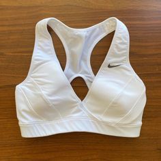 Never Worn, Only Washed. Padding At Bust Area. White Sports Bra For Spring, White Moisture-wicking Sports Bra For Spring, Farah Core, Volleyball Wishlist, Sweat Set Outfits, Cute Sports Bras, Sporty Fits, Western Fits, Exercise Clothes