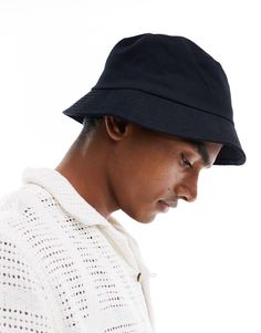 Accessories by ASOS DESIGN Buckets of fun Flat top Short brim Trendy Short Brim Hat, Curved Brim Bucket Hat For Streetwear, Solid Curved Brim Bucket Hat For Streetwear, Streetwear Bucket Hat With Curved Brim, Adjustable Black Bucket Hat For Summer, Casual Brimmed Snapback Hat For Streetwear, Black Bucket Hat For Summer, One Size, Solid Color Short Brim Bucket Hat For Streetwear, Casual Snapback Hat For Streetwear