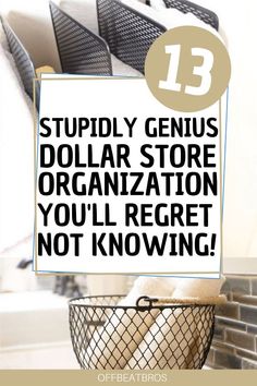 Dollar Store Organization, Dollar Tree Organization, Dollar Store Diy Organization, Store Hacks, Dollar Store Hacks, Organizing Hacks, Organisation Hacks, Dollar Store Organizing, Home Organization Hacks