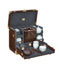 LOUIS VUITTON® - Tea Case - Monogram Louis Vuitton Trunk, Trunk Boxes, Louis Vuitton Store, Travel Box, Tea And Coffee, Tea Box, Chinese Tea, Louis Vuitton Official, Small Leather Goods