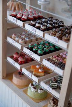 an instagram page with several different types of cakes and pastries on it's shelves