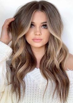 Brown Hair Tones, Cool Brown Hair, Types Of Hair Color, Brunette Ombre, Hair Color Light Brown, Brown Blonde Hair, Ombre Hair Color