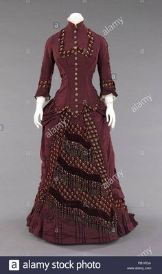 House Of Worth, 1880s Fashion, Antique Dress, Costume Collection