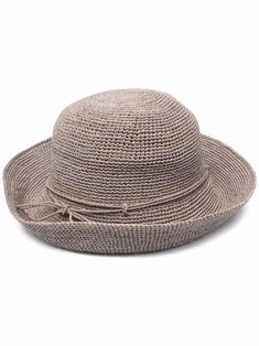 Grey raffia Provence raffia sun hat from Helen Kaminski featuring interwoven design, turn-up brim, concave crown and bow detailing. | Helen Kaminski Provence raffia sun hat Raffia Sun Hat, Helen Kaminski, Sun Hat, Sun Hats, Provence, Floppy Hat, Accessories Hats, Fashion Branding, Women Accessories