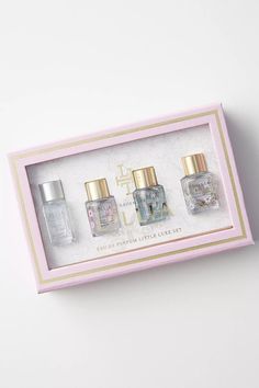 Lollia Fragrance Gift Set | Anthropologie Anthropologie Gifts, Sweet Bouquet, Fragrance Gift, Skin Care Gifts, White Orchids, Fragrance Gift Set, Apple Blossom