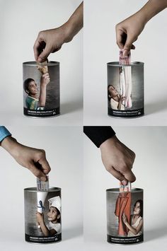 Now is the perfect time to help those in need. This #creativedesign by BBDO Guerrero is aimed at encouraging donations and showing that a small donation can change the life of a street child. Donation Design Ideas, Donation Box Ideas Fundraising, Donation Box Design, Donation Box Ideas, Donation Boxes, Spot Uv Business Cards, Donation Box, Idee Cricut, 광고 디자인