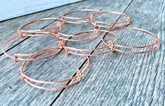 8 Pack Expandable Bangle Bracelets Adjustable Bangle Blank for Women Jewelry DIY Bracelets Crafts, Bracelets Adjustable, Expandable Bangle Bracelet, Adjustable Bangle, Bracelet Crafts, Diy Supplies, Bracelets And Charms, Copper Color, Jewelry Diy