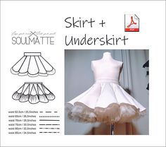 an image of a dress and lampshade with instructions on how to make it